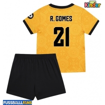 Wolves Rodrigo Gomes #21 Heimtrikotsatz Kinder 2025-26 Kurzarm (+ Kurze Hosen)